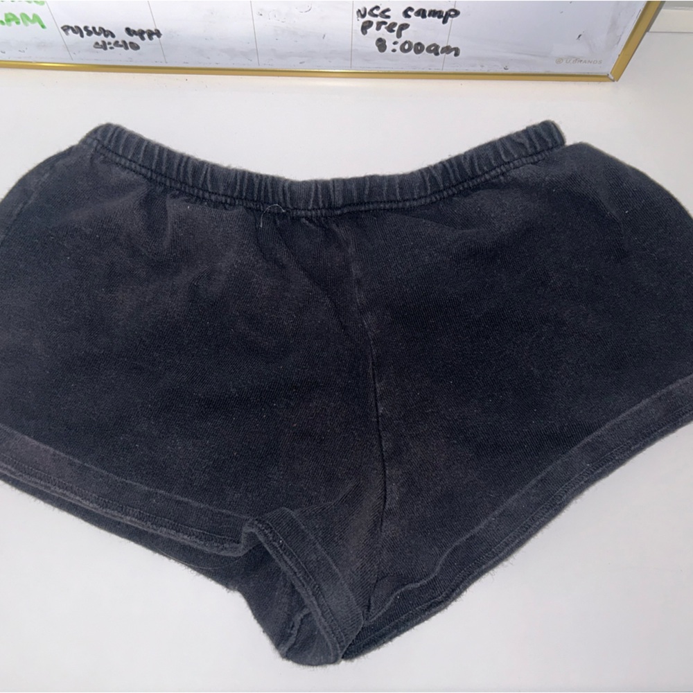 Black Brandy Melville comfy shorts.